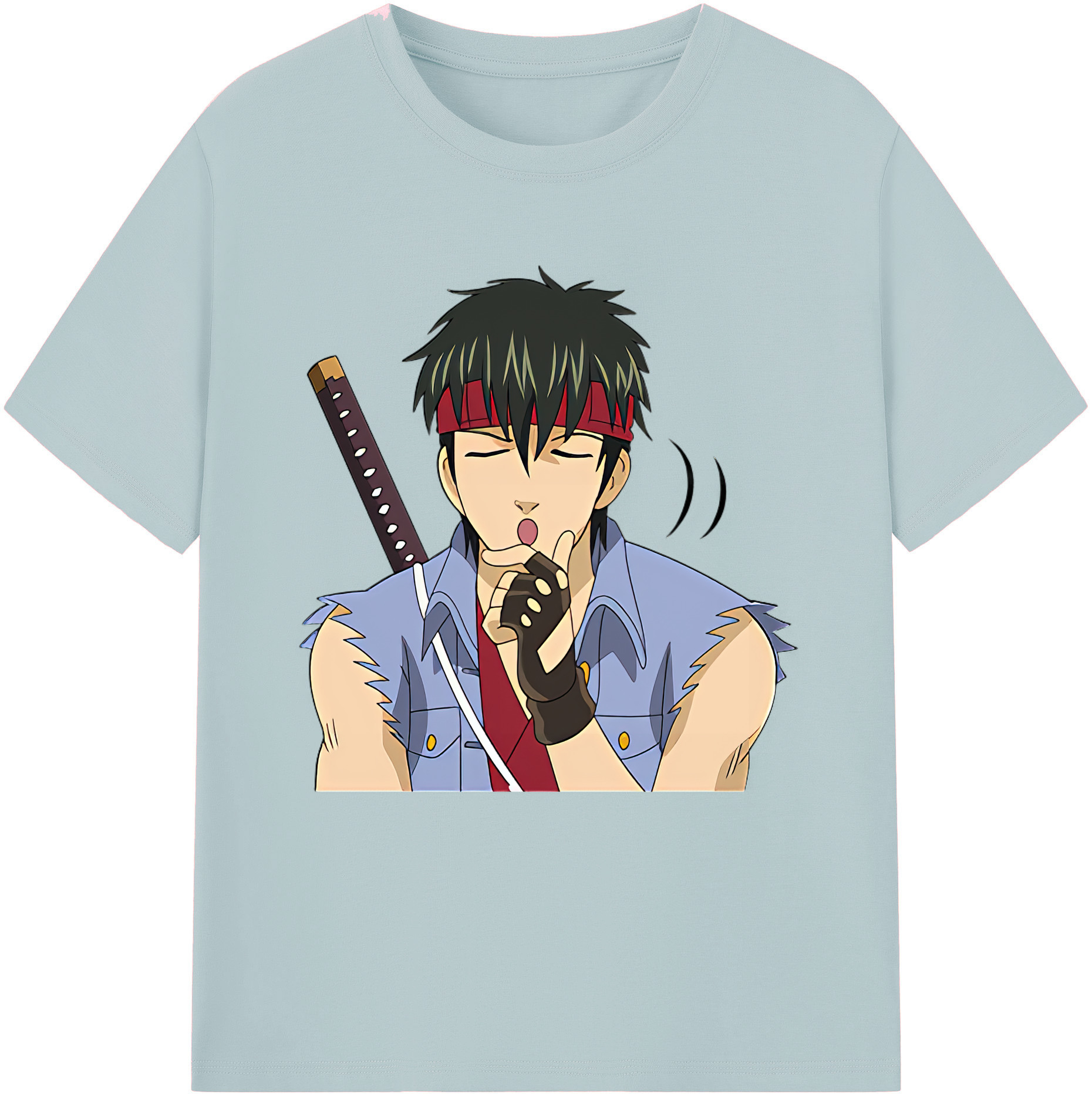 （画像用） ぎんたま 坂田銀時（さかたぎんとき） 神楽 志村新八（しむら しんぱち） GINTAMA Sakata Gintoki Kagura Shimura Shinpachi 綿100％半袖Tシャツ（フロントプリント）
